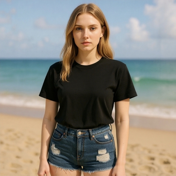 Distressed Patchwork Jean Shorts – by Aeropostale Medium Wash Denim Sz 0 - Picture 16 of 16